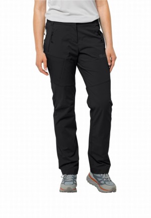 Jack Wolfskin Glastal Wandelbroeken Dames Zwart | 73578444