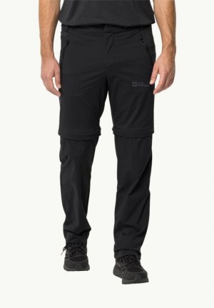 Jack Wolfskin Glastal Zip Off Wandelbroeken Heren Zwart | 66214917