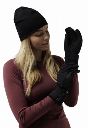 Jack Wolfskin Gleams Handschoenen Dames Zwart | 56004144