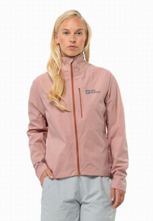 Jack Wolfskin Gravex 2.5l Regenjassen Dames Roze | 74550500