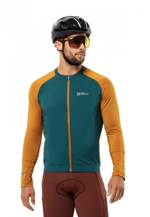 Jack Wolfskin Gravex Fz L/s T-shirts Heren Turquoise | 49221619