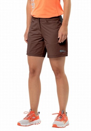 Jack Wolfskin Gravex Korte Broek Dames Rood | 12879188