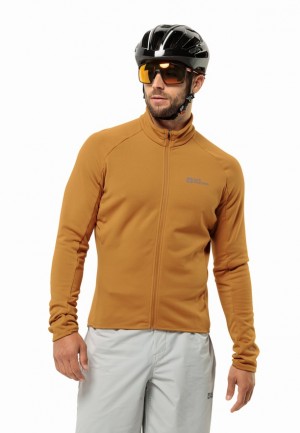 Jack Wolfskin Gravex Thermo Fz Fleece Jassen Heren Geel | 72188581