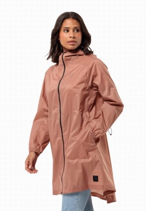 Jack Wolfskin Gutleut Regenjassen Dames Roze | 35201908