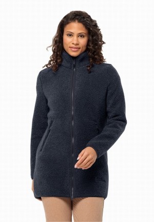 Jack Wolfskin High Curl Jassen Dames Donkerblauw | 55658676