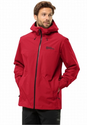 Jack Wolfskin Highest Peak 3l Regenjassen Heren Rood | 55320715