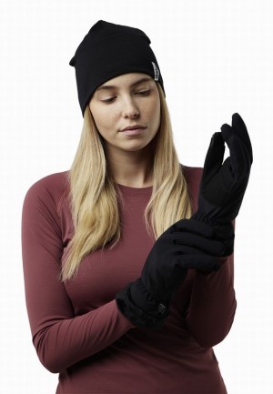 Jack Wolfskin Highloft Handschoenen Dames Zwart | 90212028