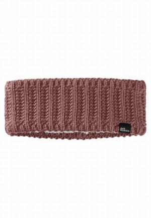 Jack Wolfskin Highloft Knit Hoofdband Dames Rood | 69003413