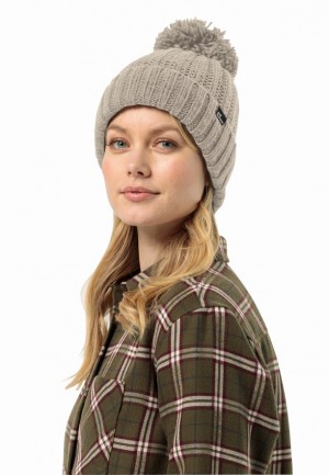 Jack Wolfskin Highloft Knit W Muts Heren Grijs | 18127568