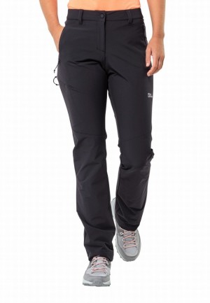 Jack Wolfskin Holdsteig Wandelbroeken Dames Zwart | 32788113