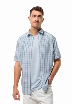 Jack Wolfskin Hot Springs Overhemd Heren Blauw | 53439466