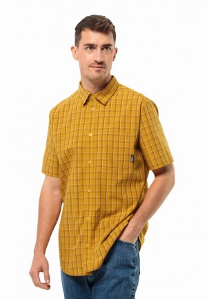Jack Wolfskin Hot Springs Overhemd Heren Geel | 80172735