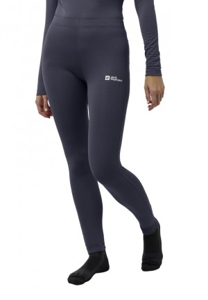 Jack Wolfskin Infinite Warm Hardloopbroek Dames Donkerblauw | 79908427