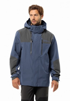 Jack Wolfskin Jasper 2l Regenjassen Heren Donkerblauw | 18375390