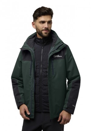 Jack Wolfskin Jasper 3in1 Jassen Heren Groen | 20210293