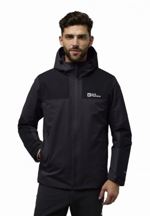 Jack Wolfskin Jasper Ins Winterjassen Heren Zwart | 71844837