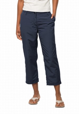 Jack Wolfskin Kalahari 7/8 Broek Dames Donkerblauw | 56063579