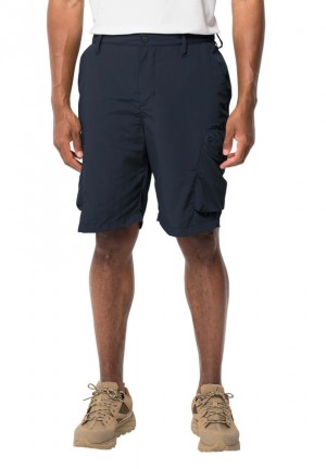 Jack Wolfskin Kalahari Cargo Korte Broek Heren Donkerblauw | 63644450