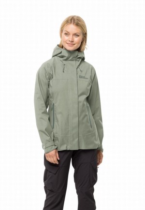 Jack Wolfskin Kammweg 2l Regenjassen Dames Grijs | 37154599