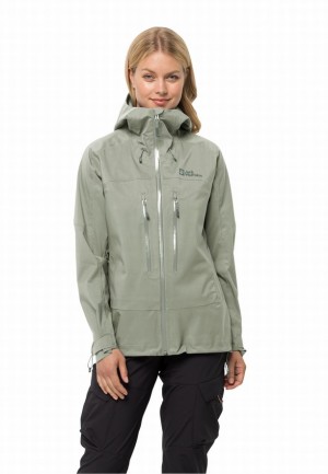 Jack Wolfskin Kammweg 3l Regenjassen Dames Grijs | 69635625