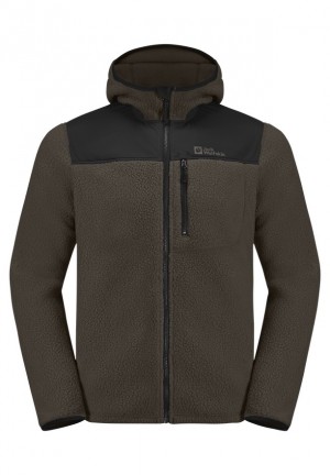 Jack Wolfskin Kammweg Pile Fz Fleece Jassen Heren Koffie | 47351033