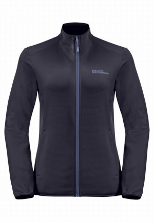 Jack Wolfskin Kolbenberg Fz Fleece Jassen Dames Donkerblauw | 22093959