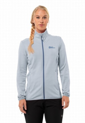 Jack Wolfskin Kolbenberg Fz Fleece Jassen Dames Blauw | 15254260