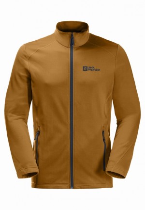 Jack Wolfskin Kolbenberg Fz Fleece Jassen Heren Geel | 52926174