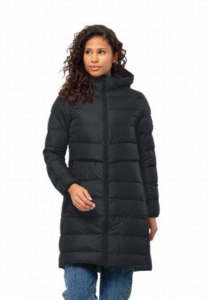 Jack Wolfskin Lenauplatz Donzen Jassen Dames Zwart | 22576438