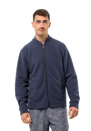 Jack Wolfskin Light Curl Fleece Jassen Heren Donkerblauw | 28539925