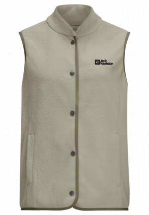 Jack Wolfskin Light Curl Vest Dames Grijs | 32025612
