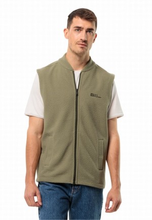 Jack Wolfskin Light Curl Vest Heren Olijfgroen | 47569582