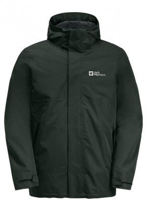 Jack Wolfskin Luntal 3in1 Jassen Heren Groen | 79824403