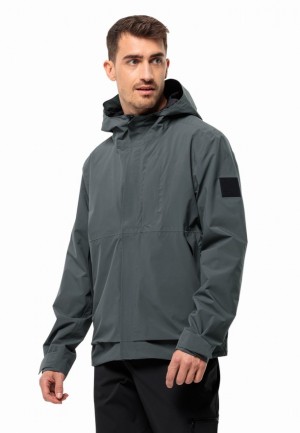 Jack Wolfskin Mainkai Regenjassen Heren Groen | 87910329
