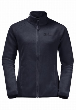 Jack Wolfskin Moonrise Fz Fleece Jassen Dames Donkerblauw | 40360857