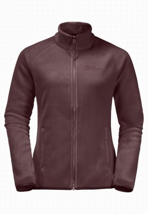 Jack Wolfskin Moonrise Fz Fleece Jassen Dames Bordeaux | 71084014