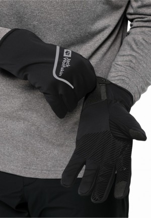 Jack Wolfskin Morobbia Light Handschoenen Heren Zwart | 23120910