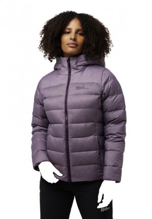 Jack Wolfskin Nebelhorn Donsjas Dames Paars | 34664753