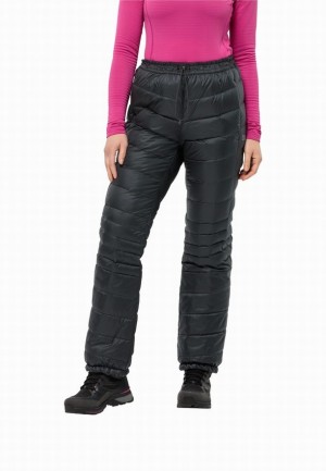 Jack Wolfskin Nebelhorn Down Broek Dames Zwart | 25964336