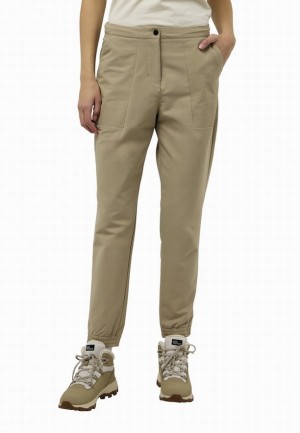 Jack Wolfskin Newport Broek Dames Olijfgroen | 83803382