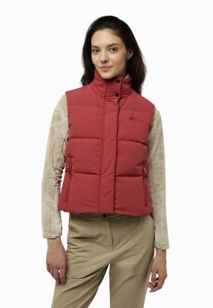 Jack Wolfskin Nordlicht Vest Dames Rood | 19236017