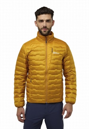 Jack Wolfskin Passamani Donsjas Heren Geel | 84040703