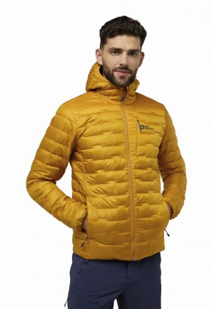 Jack Wolfskin Passamani Hoody Donsjas Heren Geel | 10146659