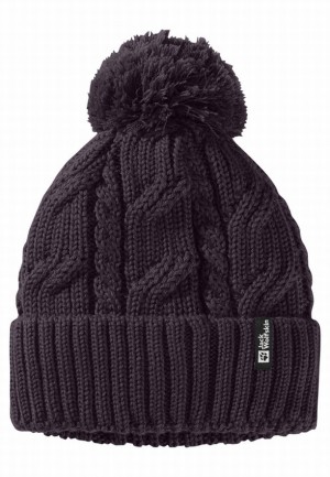 Jack Wolfskin Pompom Muts Dames Paars | 26035487