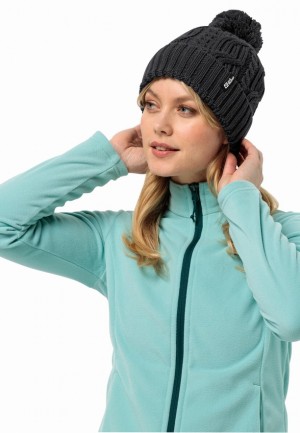 Jack Wolfskin Pompom Muts Heren Zwart | 53439579
