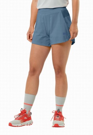 Jack Wolfskin Prelight 2in1 Korte Broek Dames Blauw | 73238594