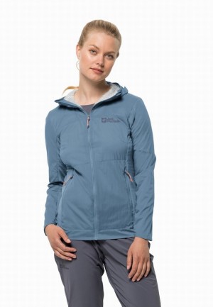Jack Wolfskin Prelight Alpha Jassen Dames Blauw | 25791183