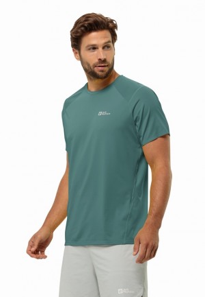 Jack Wolfskin Prelight Chill T-shirts Heren Groen | 81506180