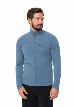 Jack Wolfskin Prelight Fz Fleece Jassen Heren Blauw | 22144748