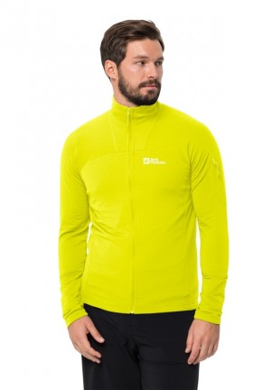 Jack Wolfskin Prelight Fz Fleece Jassen Heren Geel | 91115966